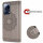 Hülle für Xiaomi 13 Lite Handyhülle Handy Tasche Klapphülle Wallet Case Etui Grau