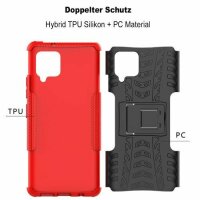 Handy Tasche für Samsung Galaxy A42 5G Hülle Outdoor Case Back Cover Handyhülle