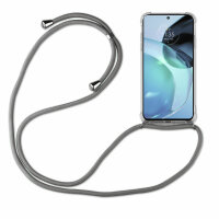 betterfon Handykette für Motorola Moto G72 Handyhülle mit Band Hülle mit Kordel  Grau