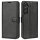Klapphülle für Samsung Galaxy A55 5G (Schwarz) - Handyhülle PU Leder Hülle Case