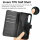 Klapphülle für Samsung Galaxy A55 5G (Schwarz) - Handyhülle PU Leder Hülle Case