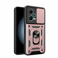 Outdoor Hülle Xiaomi Redmi Note 12 5G / Poco X5 5G Handyhülle mit Kameraschutz Rosegold