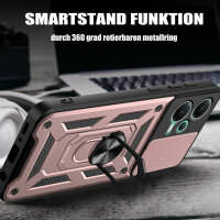 Outdoor Hülle Xiaomi Redmi Note 12 5G / Poco X5 5G Handyhülle mit Kameraschutz Rosegold
