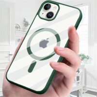 Handyhülle für Apple iPhone 14 Pro Max - Magnet Case Waldgrün