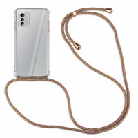 betterfon Handykette für Nokia G60 5G Handyhülle mit Band Hülle Smartphone Kette Rainbow