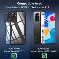 360° Grad Hülle Xiaomi Redmi Note 11 / 11S vollschutz Integriertem Displayschutz Lila
