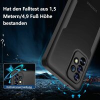 360° Grad Hülle für Samsung Galaxy A33 5G vollschutz Integriertem Displayschutz Schwarz