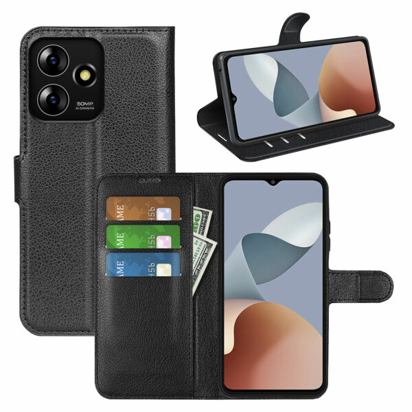 Handy Tasche ZTE Blade A73 4G / V50s / Axon 50 Lite Handyhülle Hülle Wallet Case
