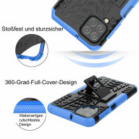 Schutz Hülle für Samsung Galaxy A22 4G Handyhülle Handytasche Outdoor in Blau