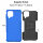 Schutz Hülle für Samsung Galaxy A22 4G Handyhülle Handytasche Outdoor in Blau