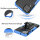 Schutz Hülle für Samsung Galaxy A22 4G Handyhülle Handytasche Outdoor in Blau