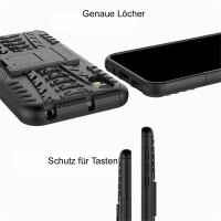 Outdoor Case Panzer Hülle Cover Huawei Handytasche Schutzhülle Handyhülle Handy Schwarz Y5 2019