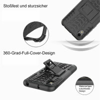Outdoor Case Panzer Hülle Cover Huawei Handytasche Schutzhülle Handyhülle Handy Schwarz Y5 2019
