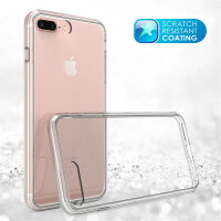 Iphone hülle Handy Tasche Acrylglas Schutzhülle Bumper Back Cover Case Silikon iPhone 7 Plus / 8 Plus