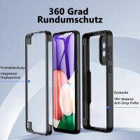 360° Grad Hülle für Samsung Galaxy A53 5G vollschutz Integriertem Displayschutz Rosa