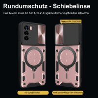 Handyhülle für ZTE Blade V40 Vita / A72 4G – Ring Panzer Case Roségold