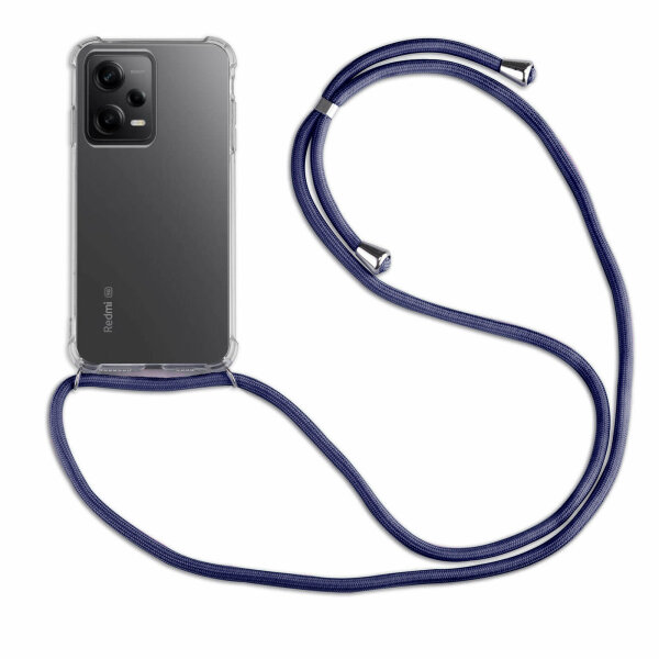 Handykette für Xiaomi Redmi Note 12 Pro 5G / Poco X5 Pro 5G Handyhülle mit Band Blau