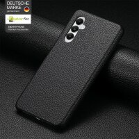 Hülle Handyhülle Stoßfeste Handy Tasche Ultra-Dünn Case Leder Bumper für Samsung Galaxy S23 FE Schwarz