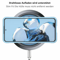 betterfon Airbag Case für Xiaomi 12T Pro 5G Hülle Handyhülle Silikon Case  Hellblau