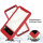 Hülle für Google Pixel 7 / 7 Pro Handyhülle Cover 2-teilig TPU Body Bumper Case  Rot Google Pixel 7 Pro