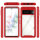 Hülle für Google Pixel 7 / 7 Pro Handyhülle Cover 2-teilig TPU Body Bumper Case  Rot Google Pixel 7 Pro