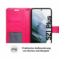 Handyhülle für Samsung Galaxy S21+ Plus 5G Hülle Handy Tasche Flip Case Etui TPU