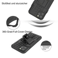 Handyhülle für Apple iPhone 11 Pro Max – Panzer Cover Schwarz