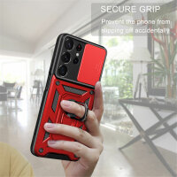 Handyhülle Für Samsung S23 Ultra Handy Tasche Hülle Outdoor Case Silikon Bumper
