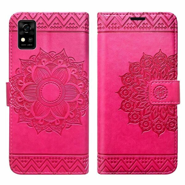 Handy Tasche für ZTE Blade Hülle Schutzhülle Klapphülle Flip Case Schale Etui BF Pink Blade A51