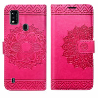 Handy Tasche für ZTE Blade Hülle Schutzhülle Klapphülle Flip Case Schale Etui BF Pink Blade A51