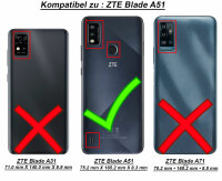 Handy Tasche für ZTE Blade Hülle Schutzhülle Klapphülle Flip Case Schale Etui BF Pink Blade A51