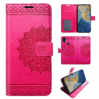 Handy Tasche für ZTE Blade Hülle Schutzhülle Klapphülle Flip Case Schale Etui BF Pink Blade A51