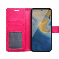 Handy Tasche für ZTE Blade Hülle Schutzhülle Klapphülle Flip Case Schale Etui BF Pink Blade A51