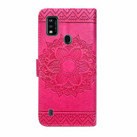 Handy Tasche für ZTE Blade Hülle Schutzhülle Klapphülle Flip Case Schale Etui BF Pink Blade A51