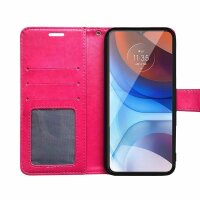 Handy Tasche für ZTE Blade Hülle Schutzhülle Klapphülle Flip Case Schale Etui BF Pink Blade A51