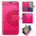 Handy Tasche für ZTE Blade Hülle Schutzhülle Klapphülle Flip Case Schale Etui BF Pink Blade A51