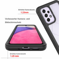 Hülle für Samsung Galaxy A33 5G, ( SM-A336B ) Handy Tasche Case Cover Bumper TPU Schwarz