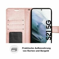 Handyhülle für Samsung Galaxy S21 5G Hülle Handy Tasche Flip Cover Case Etui TPU