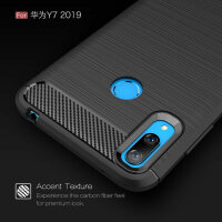 Huawei Y7 2019 Handy Tasche Hybrid Case Cover Hülle Schutzhülle Handyhülle TPU