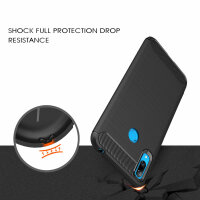 Huawei Y7 2019 Handy Tasche Hybrid Case Cover Hülle Schutzhülle Handyhülle TPU