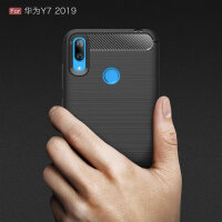 Huawei Y7 2019 Handy Tasche Hybrid Case Cover Hülle Schutzhülle Handyhülle TPU