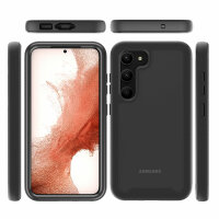 Panzer Hülle Handy Tasche 360 Grad TPU vollschutz mit Integriertem Displayschutz Samsung Galaxy S23+