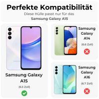 360° Hülle für Samsung A15, 360 Grad...