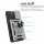 Handyhülle für Apple iPhone 15 Pro - Panzer Case Silber
