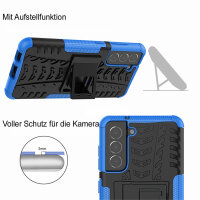 Schutz Hülle für Samsung Galaxy S21 FE 5G, SM-G990B Handy Tasche Bumper Case TPU Blau