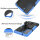 Schutz Hülle für Samsung Galaxy S21 FE 5G, SM-G990B Handy Tasche Bumper Case TPU Blau