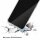 Handy Hülle mit Band Schutzhülle Handykette Seil Silikon Handy Tasche mit Schnur Samsung Galaxy A42 5G Schwarz