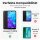 Huawei Handy Tasche Handyhülle Schutz Hülle Blumen Flip Cover Buch Case Etui Huawei Y5 2019 Rosegold