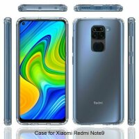 Xiaomi Hülle Durchsichtige Handy Tasche Stoßfeste Schutzhülle Handyhülle Cover Xiaomi Redmi Note 9
