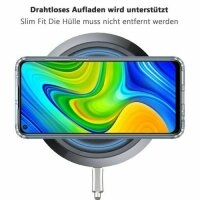 Xiaomi Hülle Durchsichtige Handy Tasche Stoßfeste Schutzhülle Handyhülle Cover Xiaomi Redmi Note 9